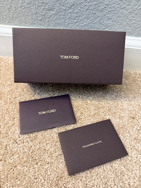 Tom Ford Accessories - Tom Ford Brown Sunglasses Box and Polishing Cloth